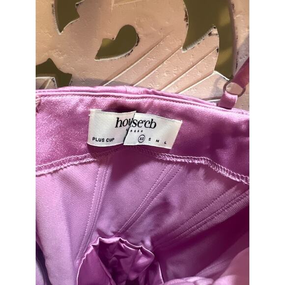 House of CB Charmaine Pink Corset Maxi Dress Size XS Extra Small - Picture 7 of 10